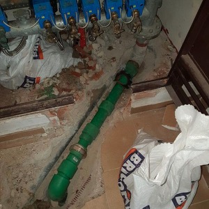 Sustitución de tramo de tubería general afectada por corrosión en Alcorcón