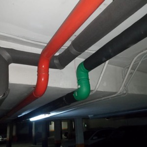 Instalaciones de tuberías horizontales